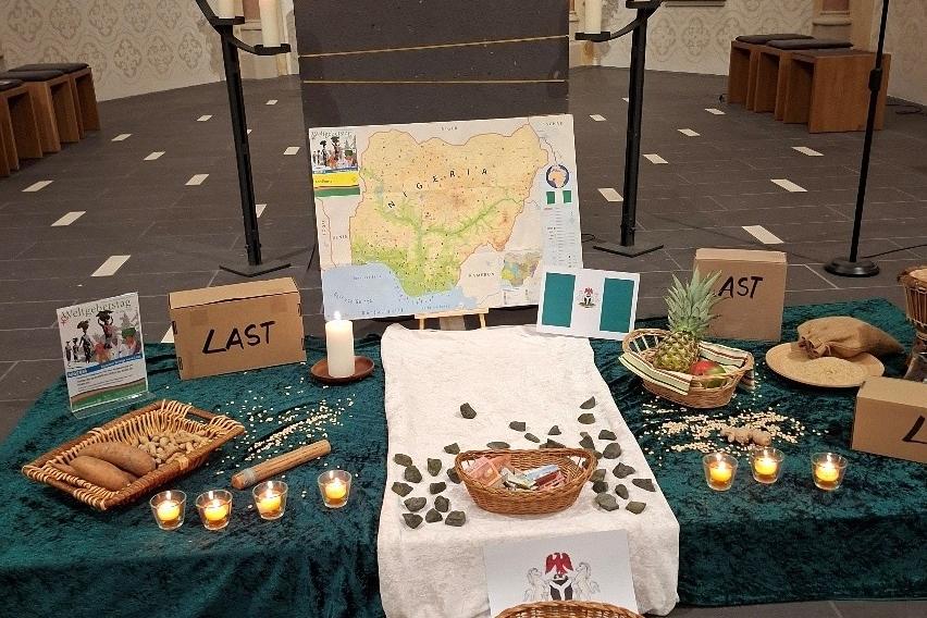 Aktion in der Ringener Kirche