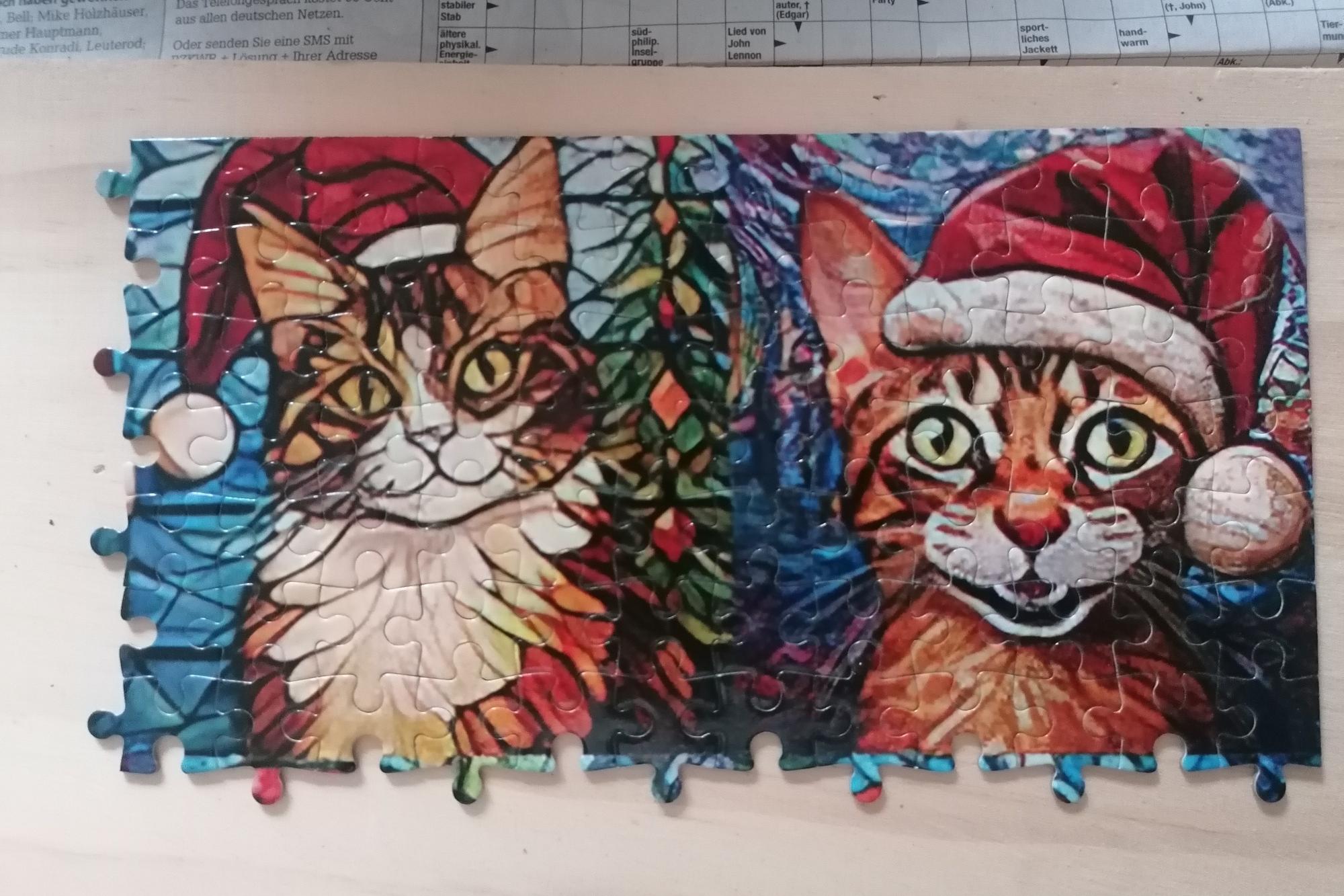Adventskalender Katzen - Puzzle