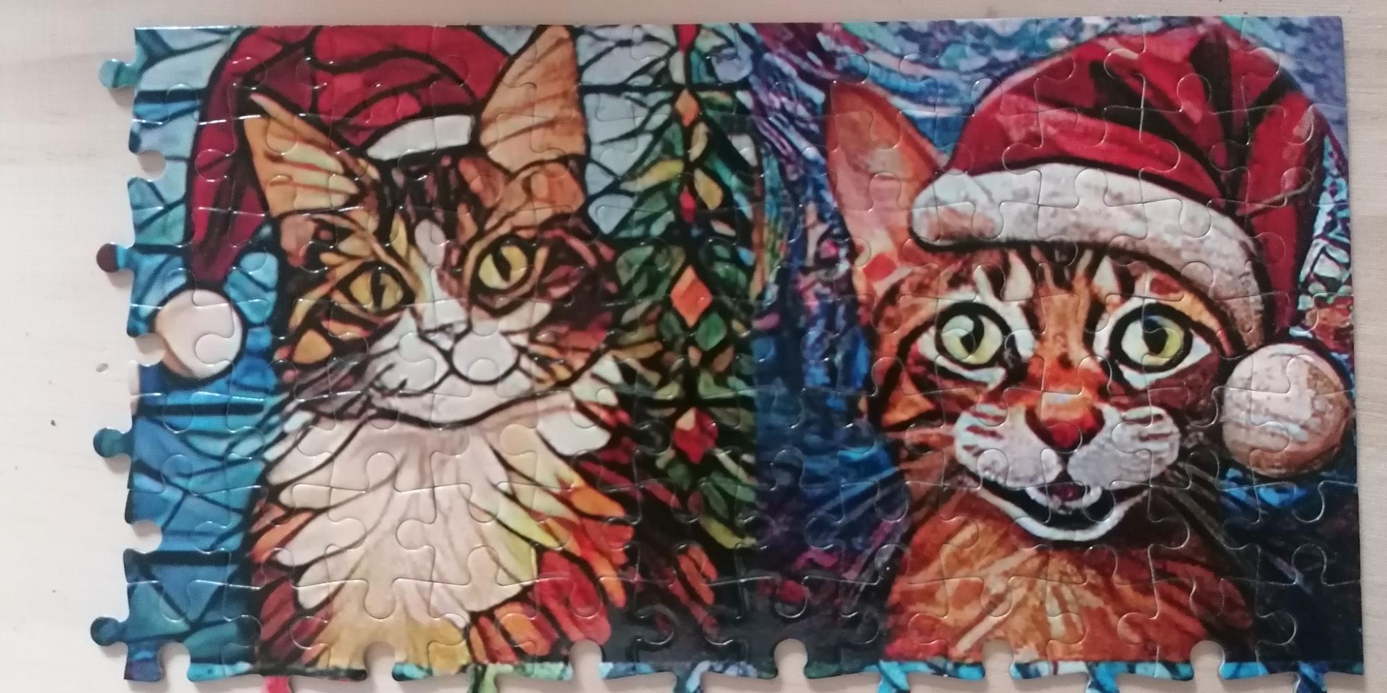 Adventskalender Katzen - Puzzle (c) Sabine Dettinger Adventskalender Katzen - Puzzle